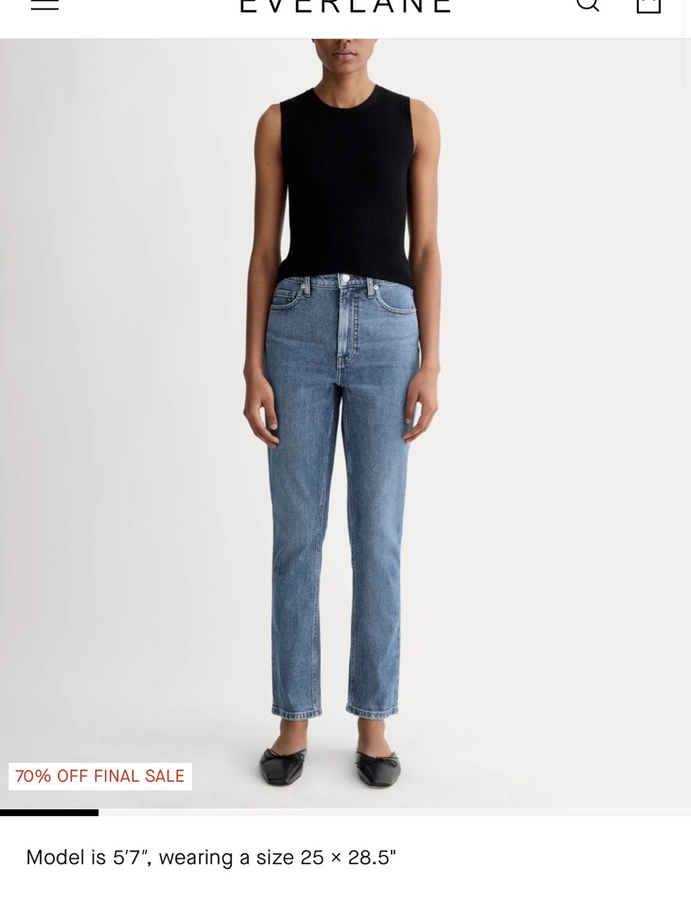 NWT Everlane Cheeky Jean